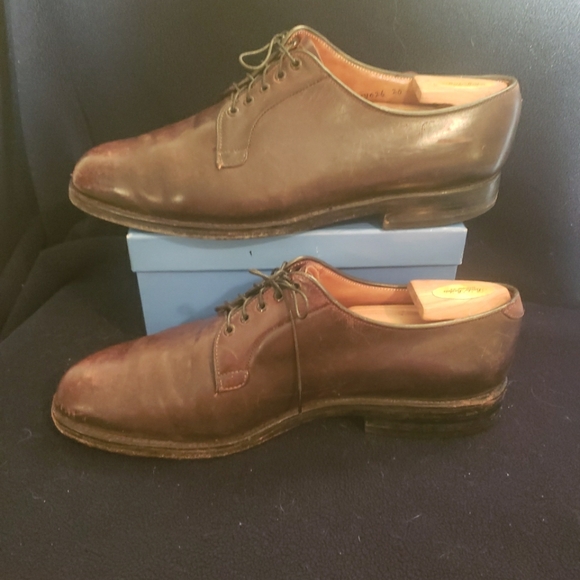 Brooks Brothers Peal & Co Brown Plain Toe Oxfords - Picture 3 of 7